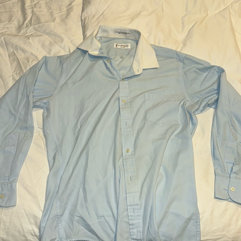 Vintage YSL Classic Button Up Blouse!
